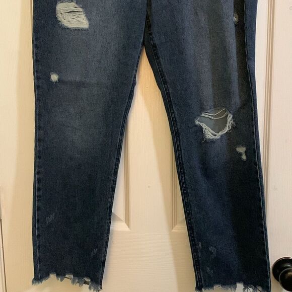 dip Mid Rise Straight Jeans Size 12 Dark Wash - Picture 2 of 6